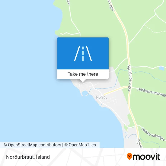 Norðurbraut map