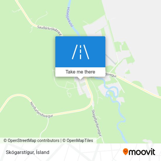 Skógarstígur map