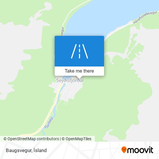 Baugsvegur map