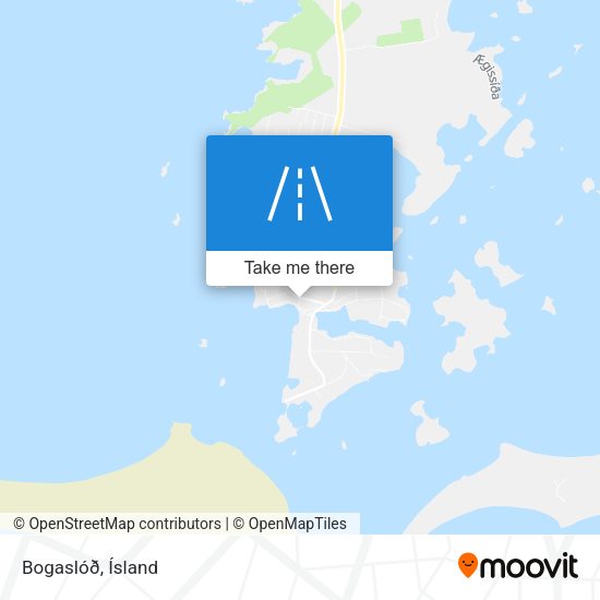 Bogaslóð map