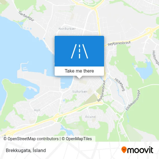 Brekkugata map