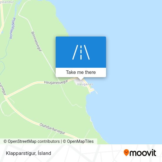 Klapparstígur map