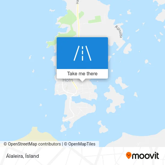 Álaleira map