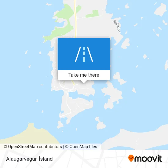 Álaugarvegur map