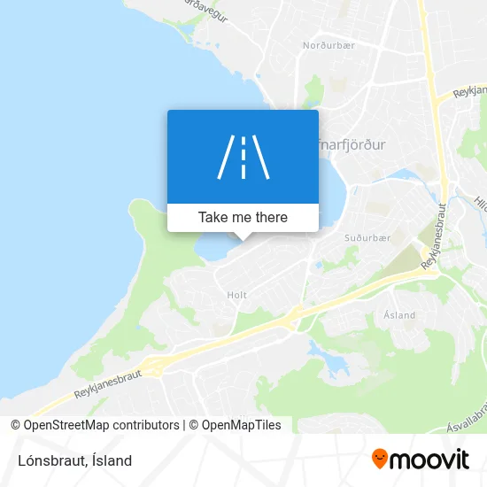Lónsbraut map