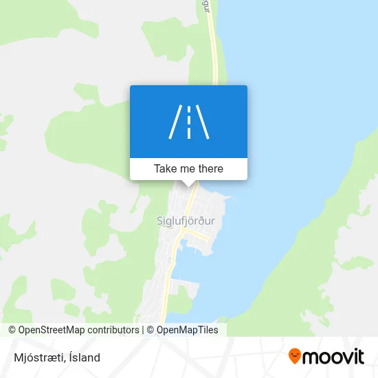Mjóstræti map