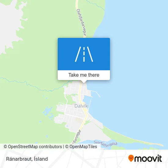 Ránarbraut map
