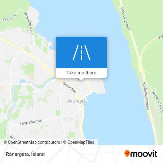 Ránargata map