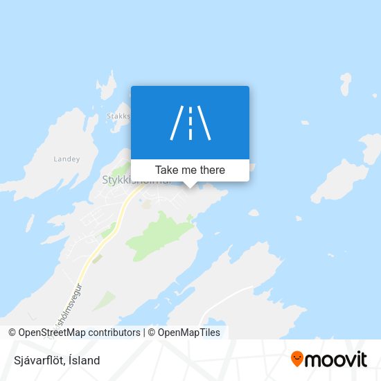 Sjávarflöt map
