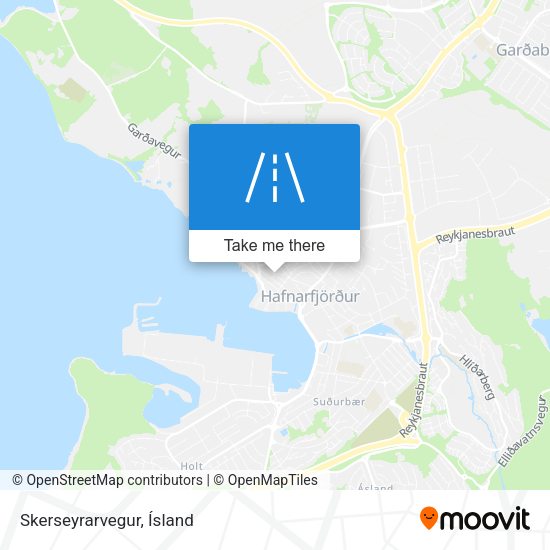 Skerseyrarvegur map
