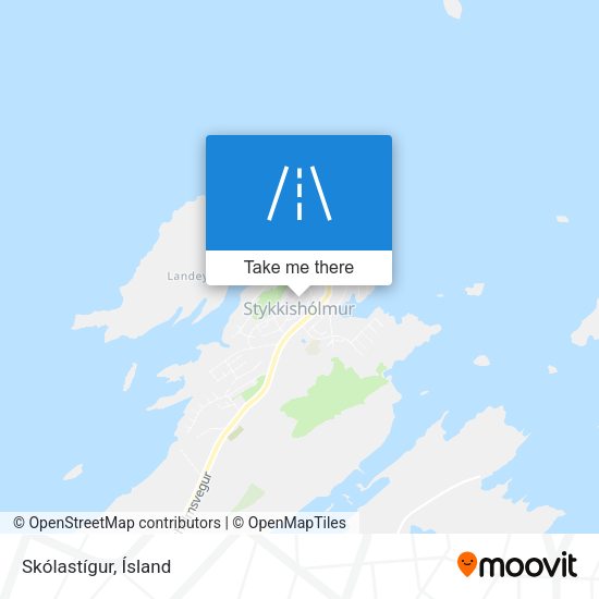 Skólastígur map