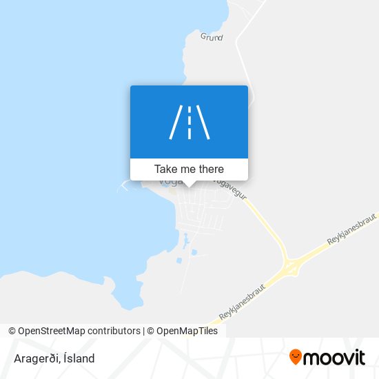 Aragerði map