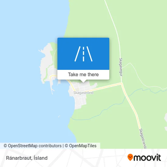 Ránarbraut map
