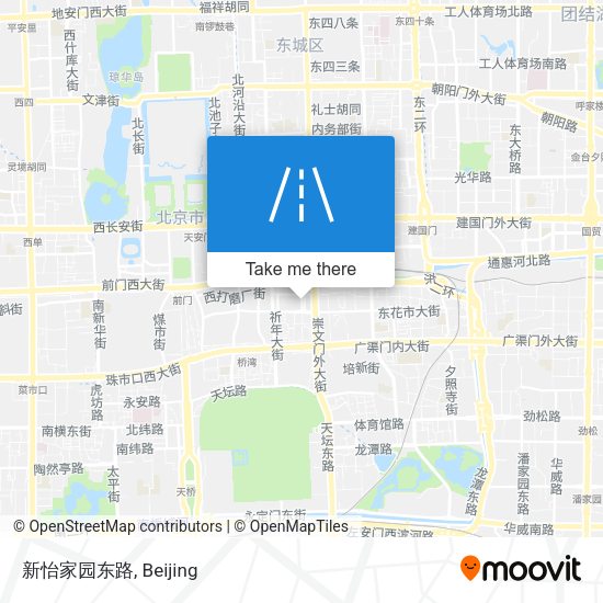 新怡家园东路 map