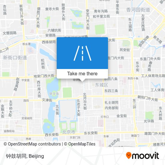 钟鼓胡同 map