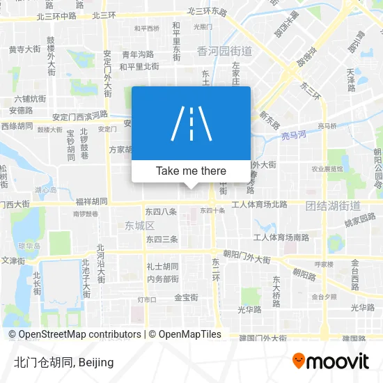 北门仓胡同 map
