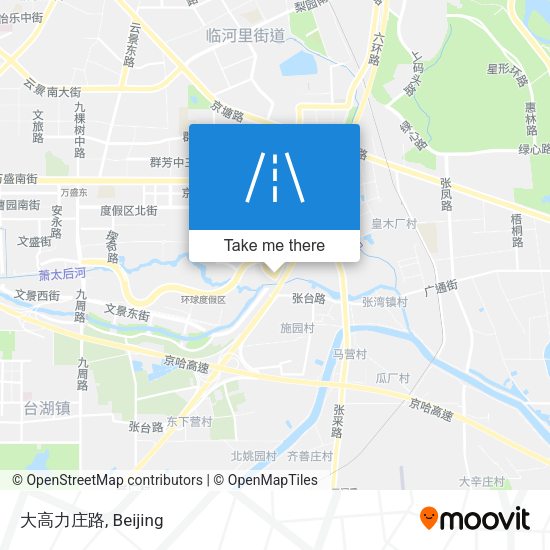 大高力庄路 map