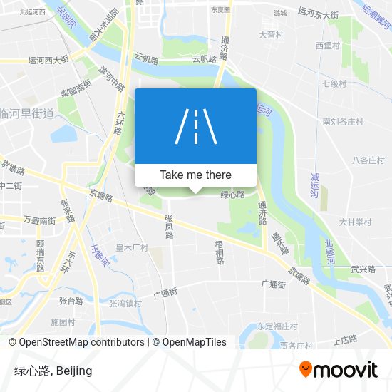 绿心路 map