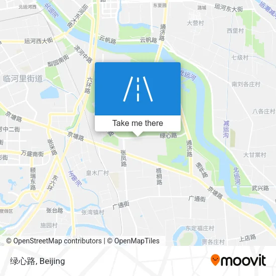 绿心路 map