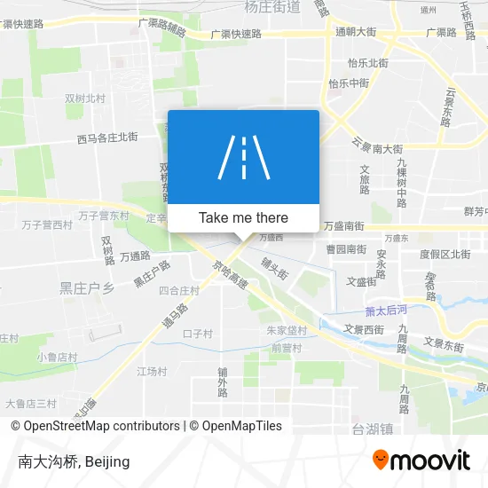 南大沟桥 map