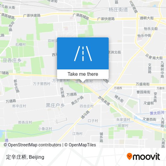定辛庄桥 map