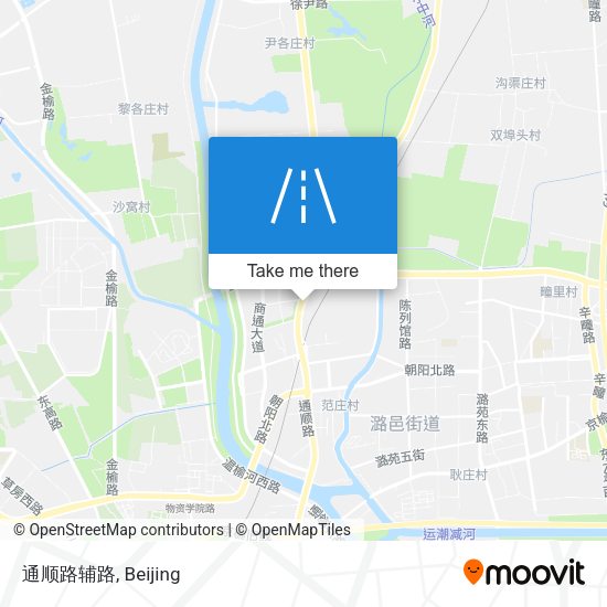 通顺路辅路 map