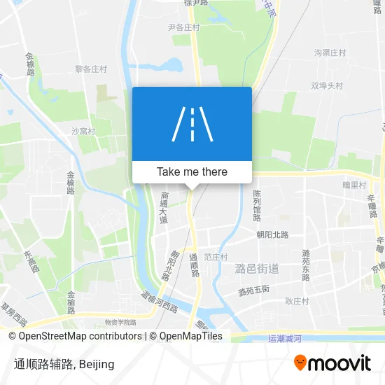 通顺路辅路 map