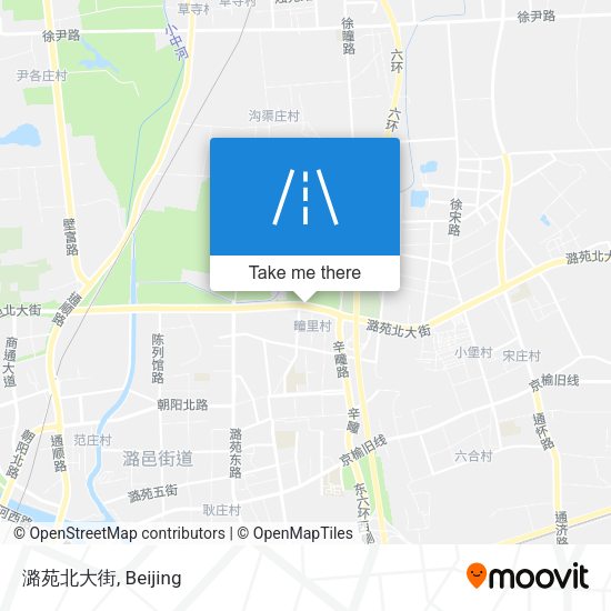 潞苑北大街 map
