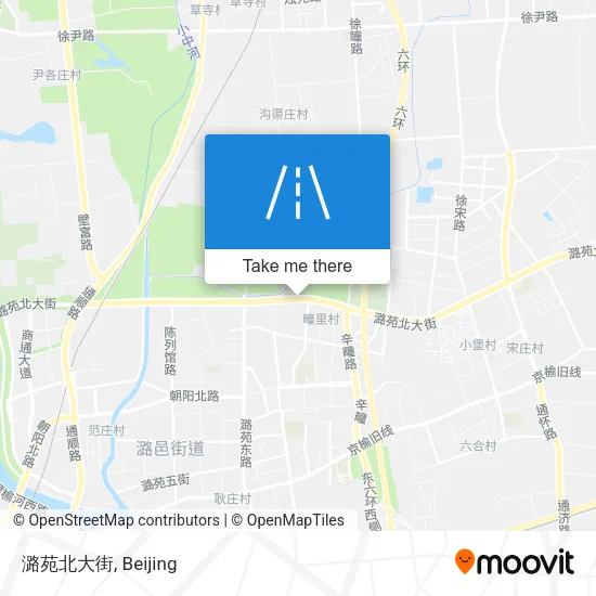潞苑北大街 map