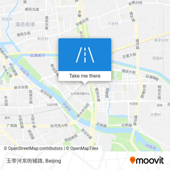 玉带河东街辅路 map