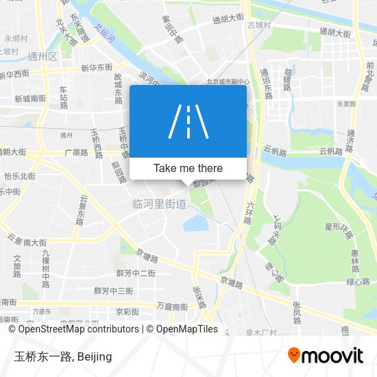 玉桥东一路 map