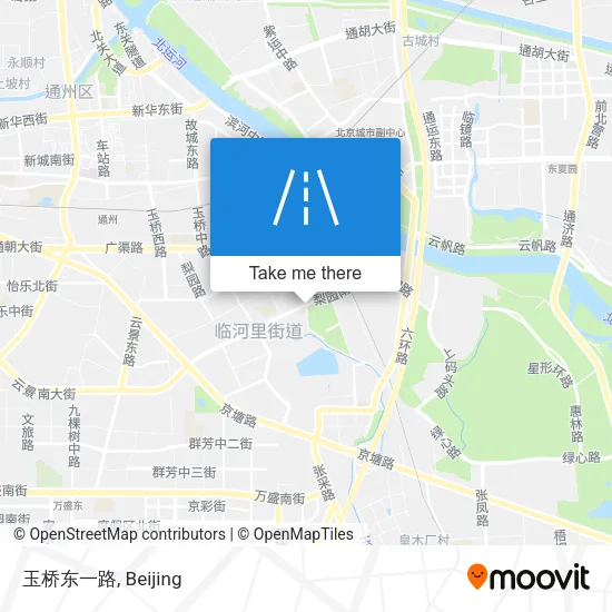 玉桥东一路 map