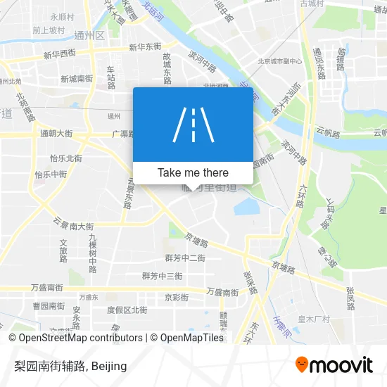 梨园南街辅路 map