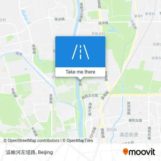温榆河左堤路 map
