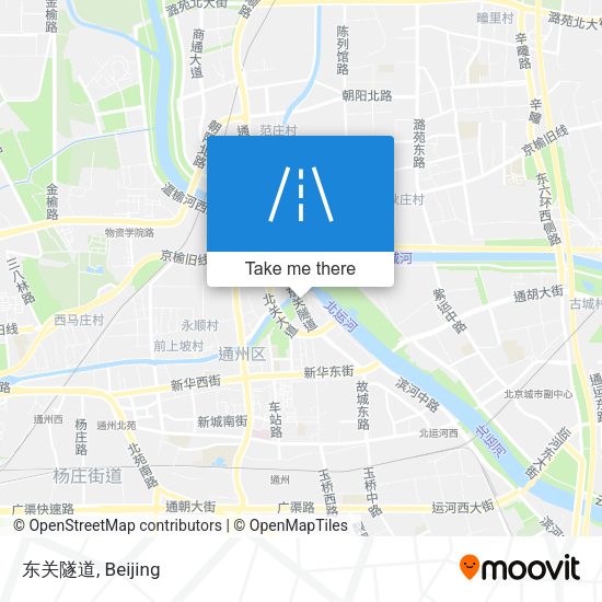 东关隧道 map