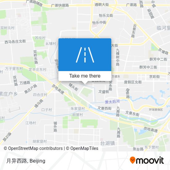 月异西路 map