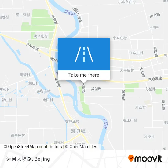 运河大堤路 map