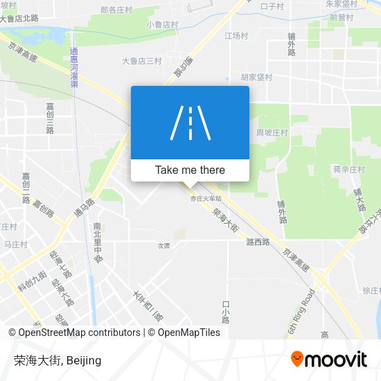 荣海大街 map