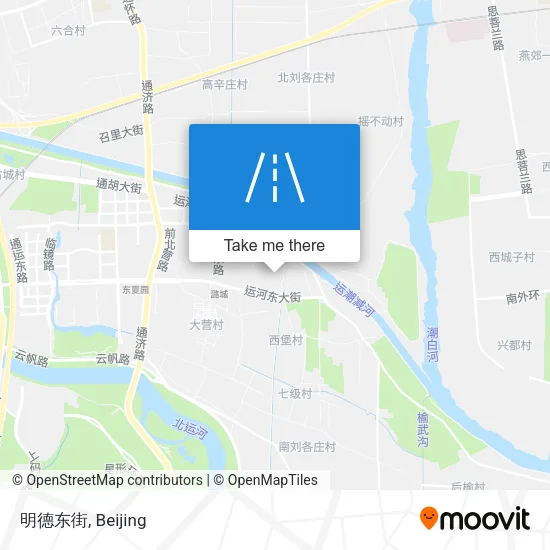 明德东街 map