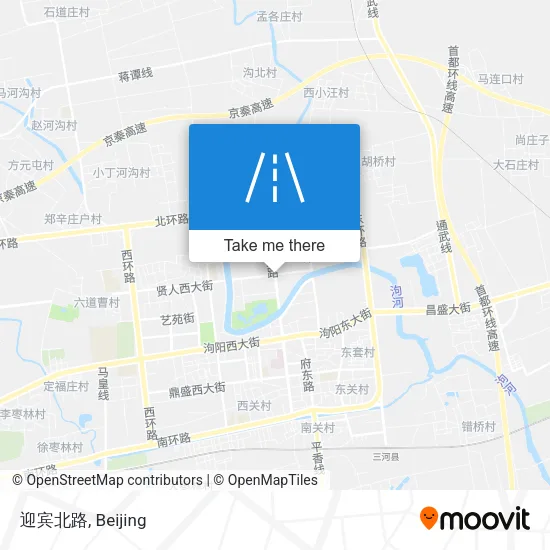 迎宾北路 map