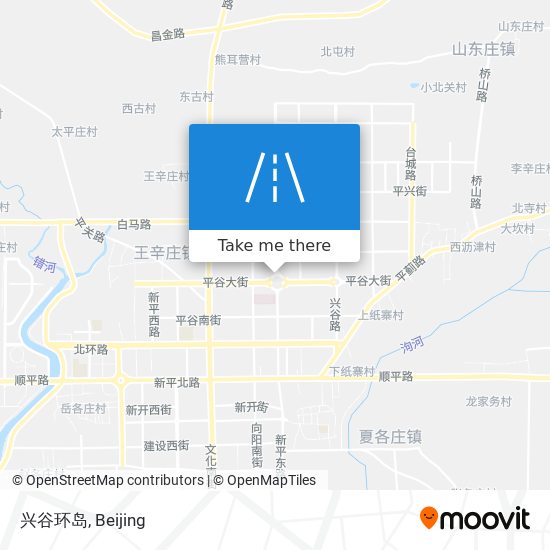 兴谷环岛 map