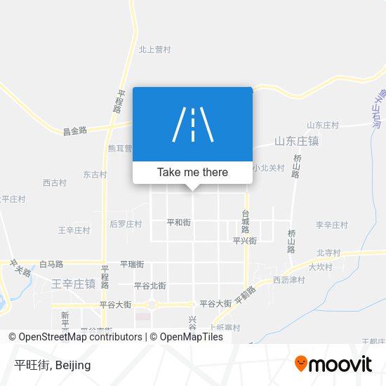 平旺街 map