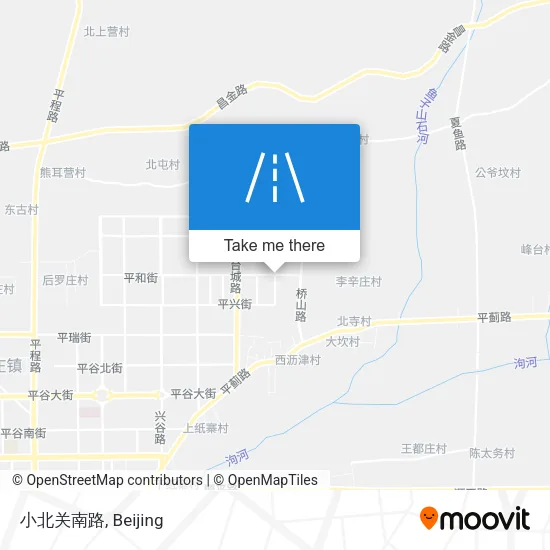 小北关南路 map