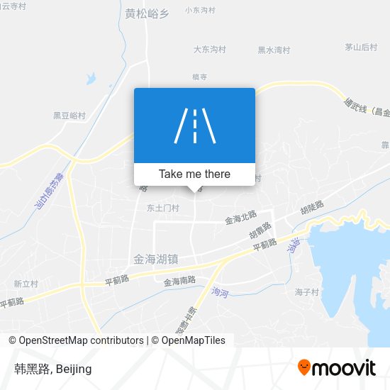 韩黑路 map