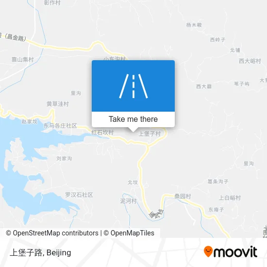 上堡子路 map