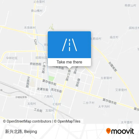 新兴北路 map