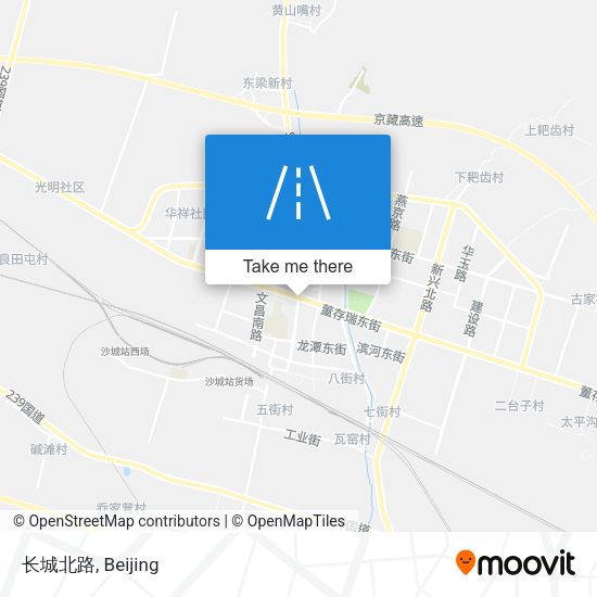 长城北路 map