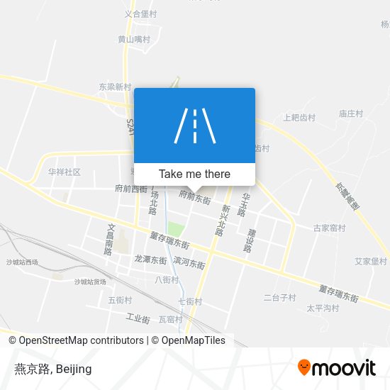燕京路 map
