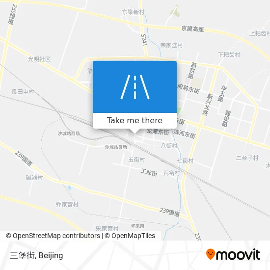 三堡街 map