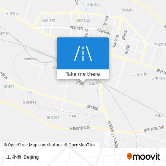 工业街 map
